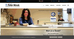 Desktop Screenshot of fehermuvek.hu